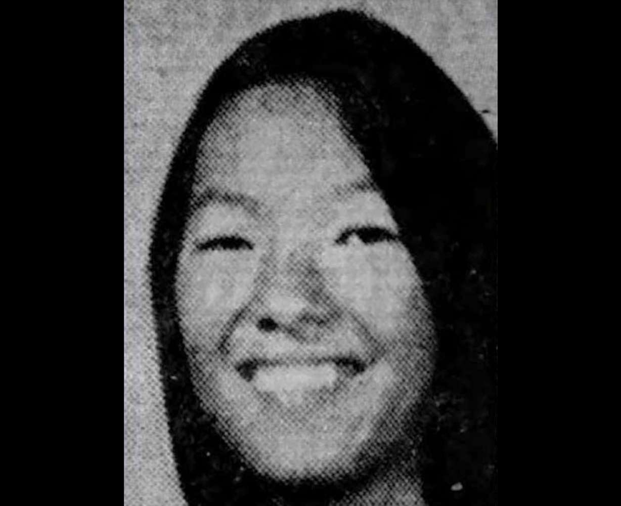 This undated photo shows 16-year-old student Dawn Momohara, who was discovered dead on the second floor of a building at McKinley High School on March 21, 1977, in Honolulu.