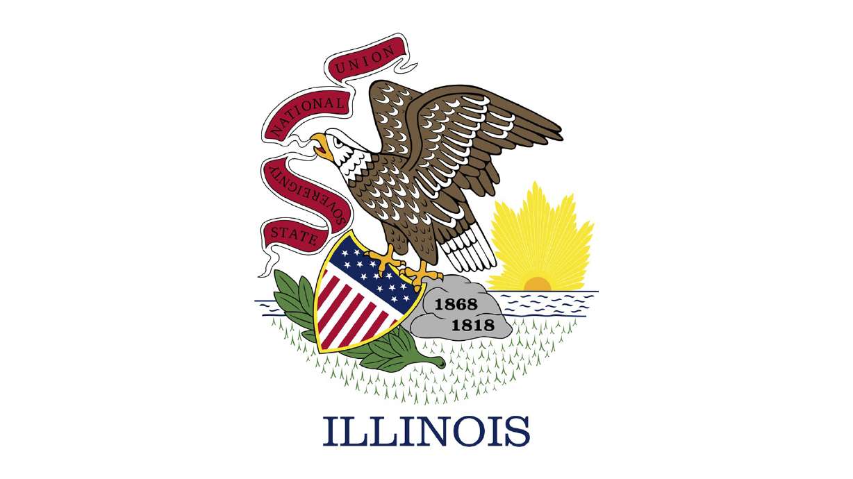 Some forward-looking Illinois lawmakers set up a contest to design a new flag and put it to a vote. In a landslide, a winner was chosen. And it's the current flag.