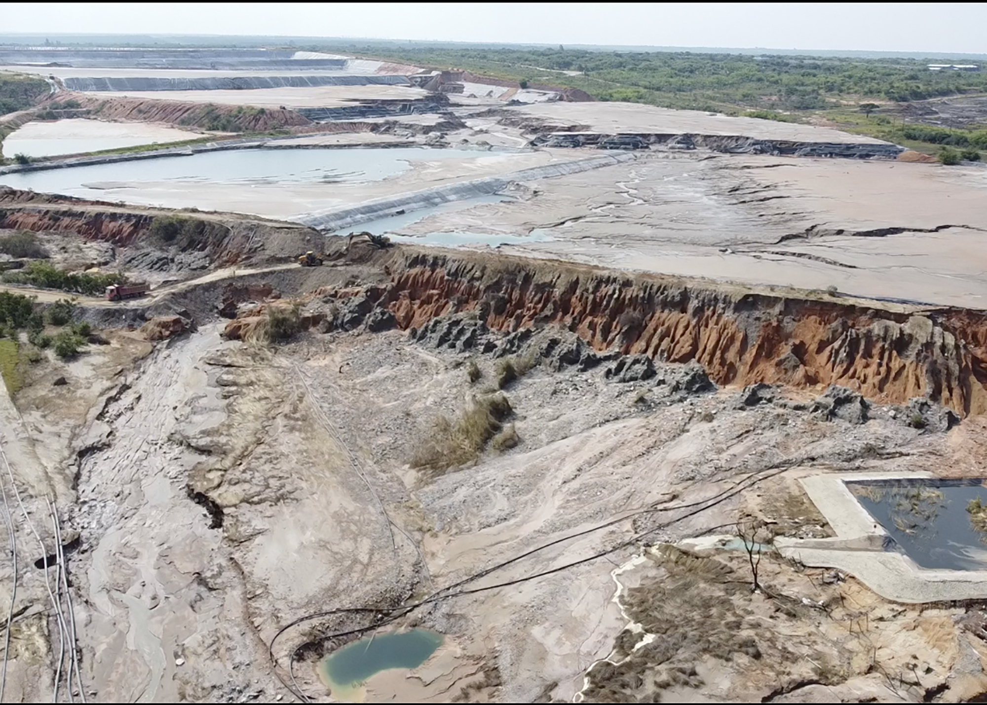 A river 'died' overnight in Zambia after acidic waste spill at a Chinese-owned mine