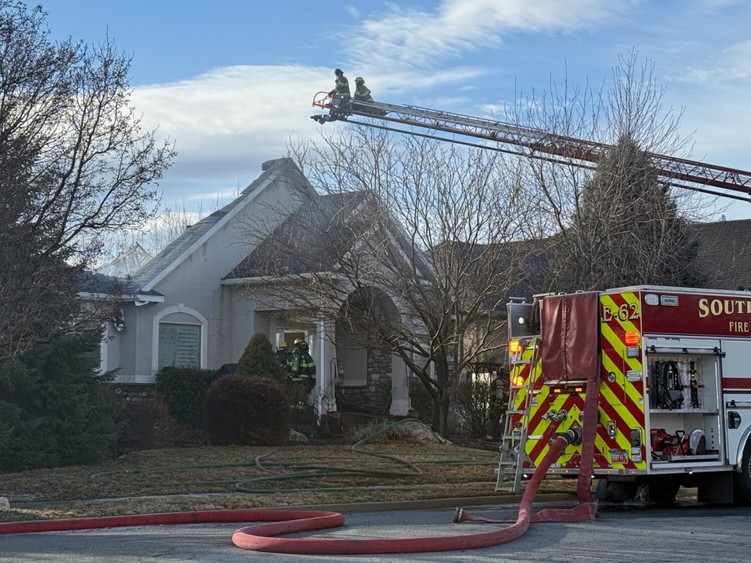 Firefighters say South Jordan home likely total loss after Sunday fire