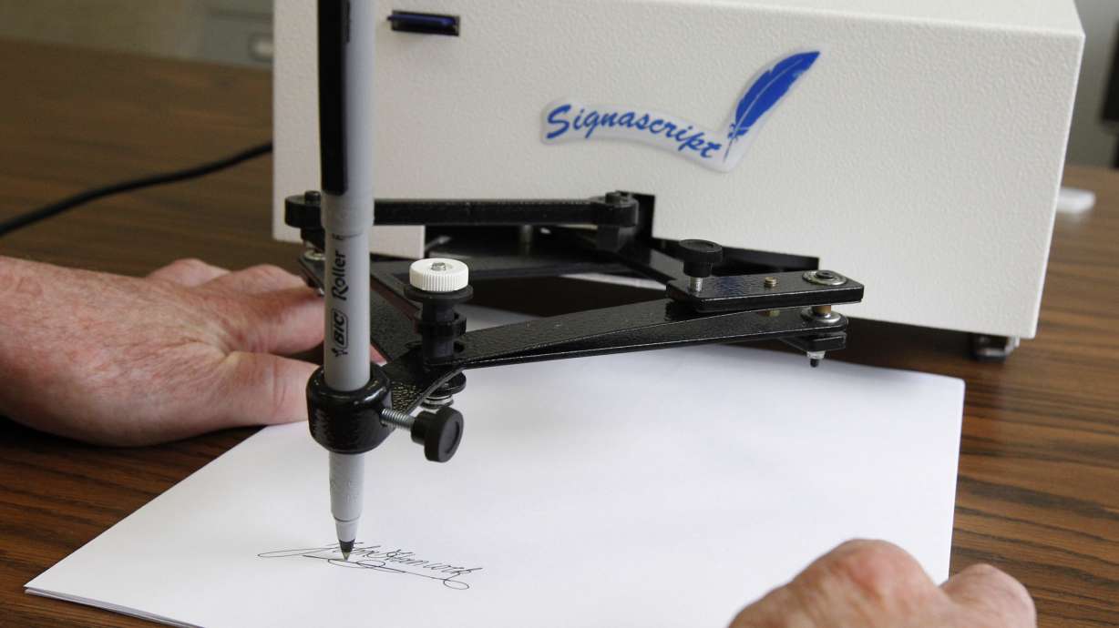 President Donald Trump is contending that former President Joe Biden, at the end of his presidency, knew nothing about the pardons that appeared under his signature.