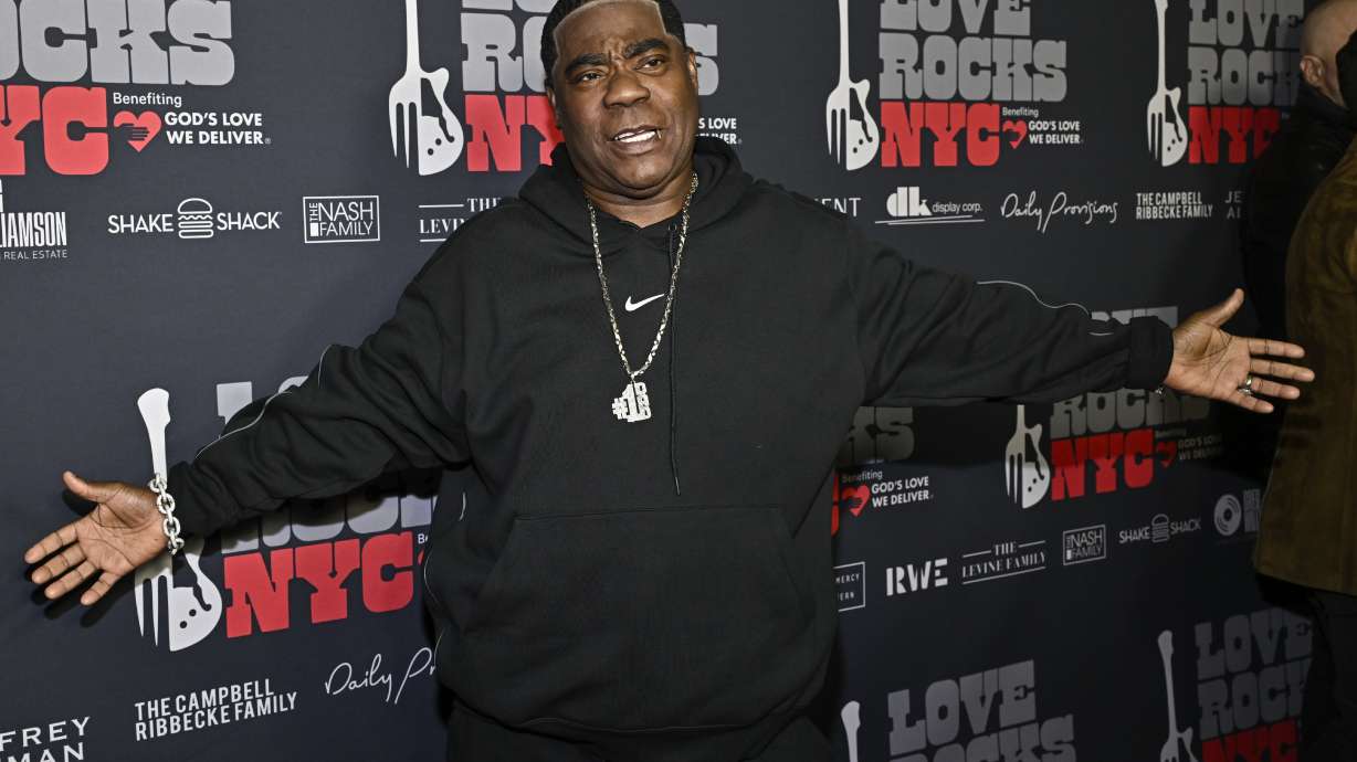 Tracy Morgan arrives at the 9th annual Love Rocks NYC concert benefiting God's Love We Deliver at the Beacon Theatre on Thursday, March 6, 2025, in New York.