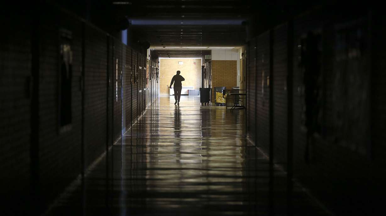 Upland Terrace Elementary School in Millcreek on Sept. 10, 2020. Thousands were hit with power outages Monday night and Tuesday morning in central and northern Utah.