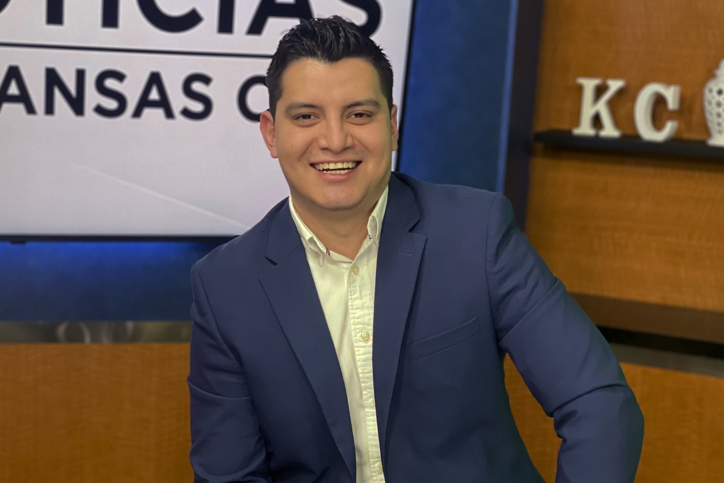 FILE - This photo provided by Telemundo Kansas City shows television reporter Adan Manzano, a 27-year-old anchor and reporter for Telemundo in Kansas City, Missouri, who was found dead in his hotel room in the New Orleans suburb of Kenner during Super Bowl week. 