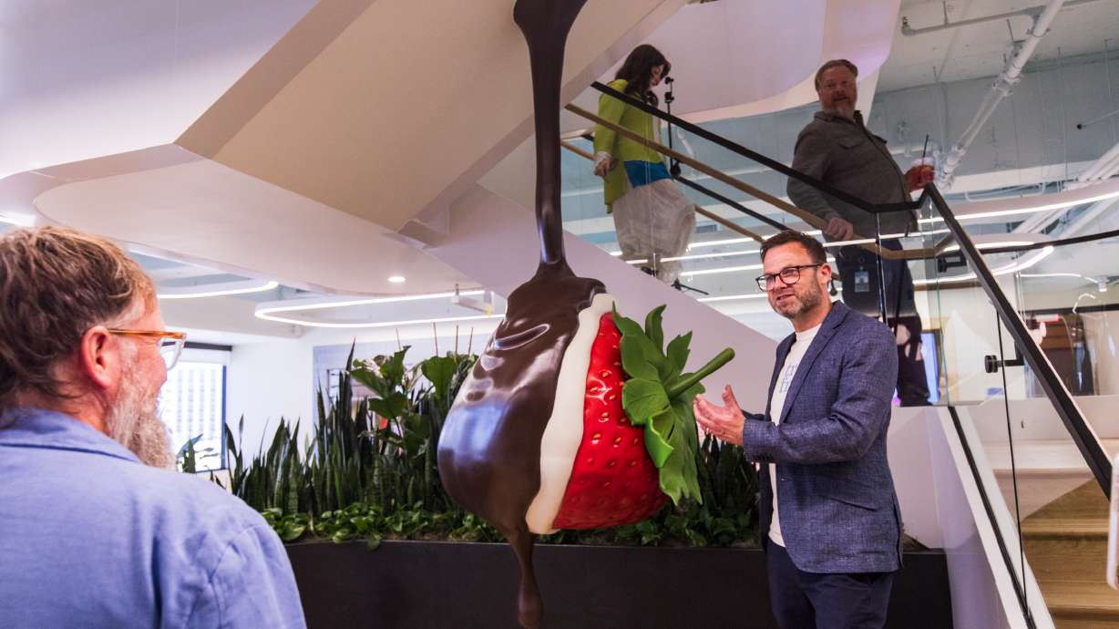 Harvey Millar, CEO at Trü Frü, at the company's new office at 170 S. Main in downtown Salt Lake City on Wednesday. The Utah-based company, now owned by Mars Inc., moved in this month as it looks to continue market expansion.