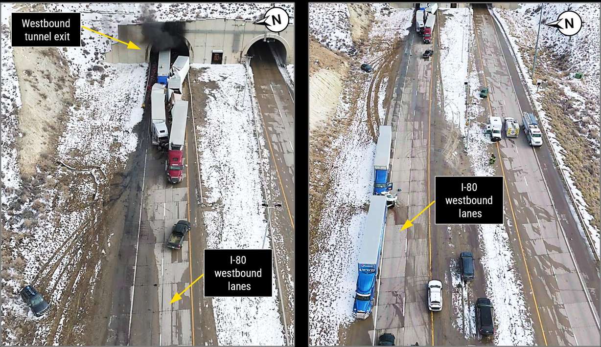 Investigators released a preliminary report Wednesday detailing the I-80 crash that involved 26 vehicles, shut down a tunnel in Wyoming, and killed three people last month.