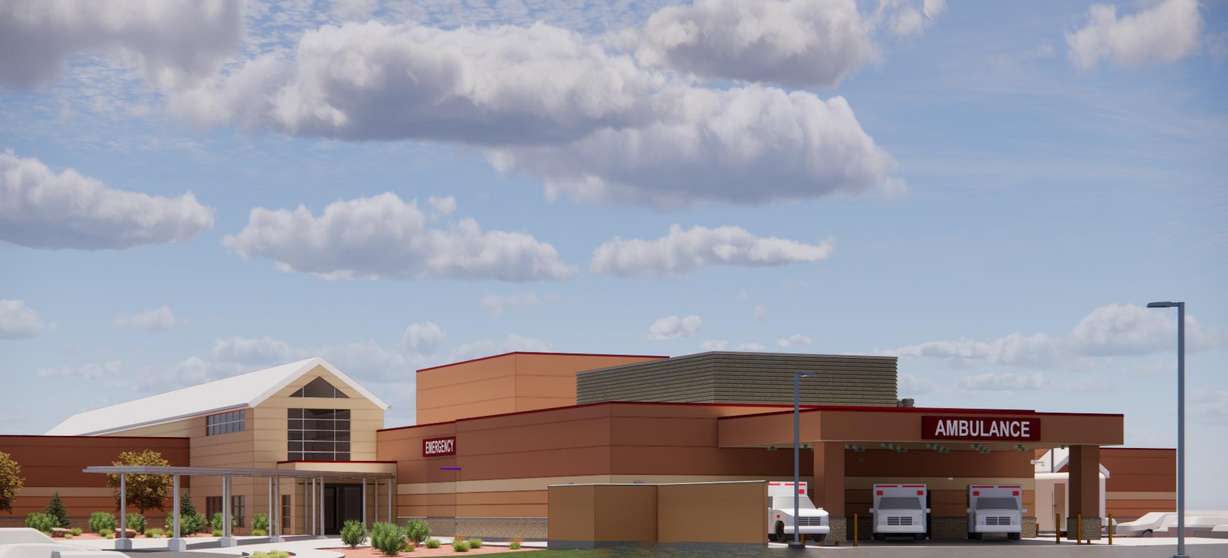 A rendering of an emergency room expansion being built at Intermountain Healthcare's Cedar City Hospital. The ceremonial groundbreaking for the expansion happened on Wednesday.