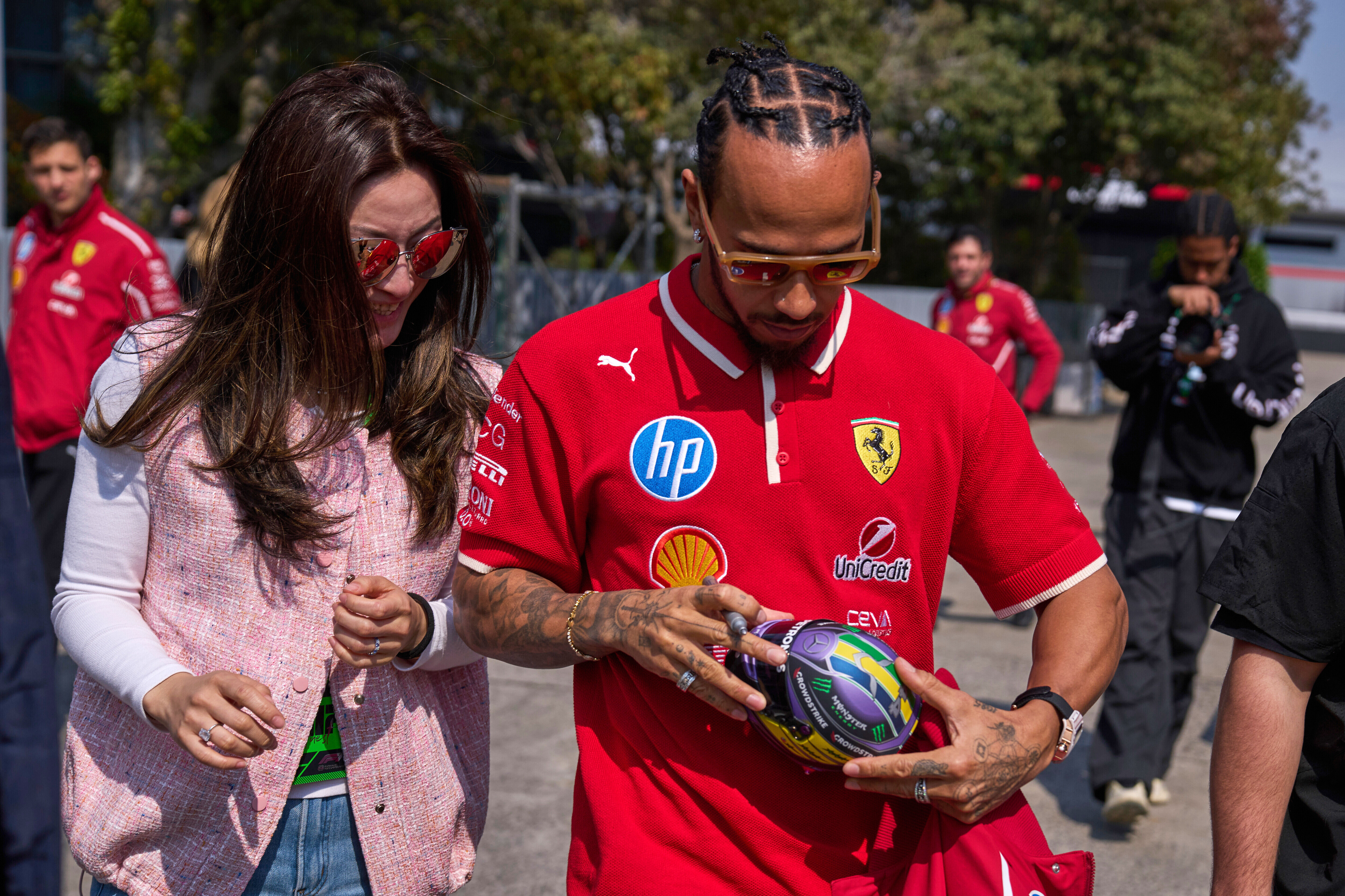 Hamilton dismisses talk of frustration with Ferrari after excessive radio chatter