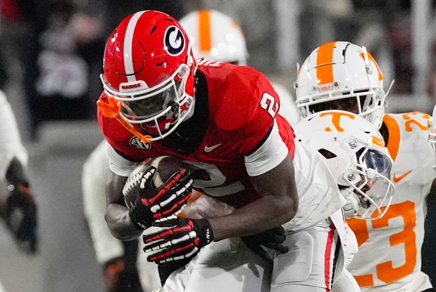 Georgia suspends WR Tuggle and OL Easley following Tuggle's arrest on speeding and reckless driving