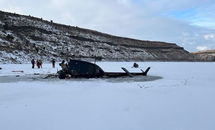 A report has been released on a fatal helicopter crash that killed a Utah CEO and injured another man on Ririe Reservoir in Idaho on Feb. 20.
