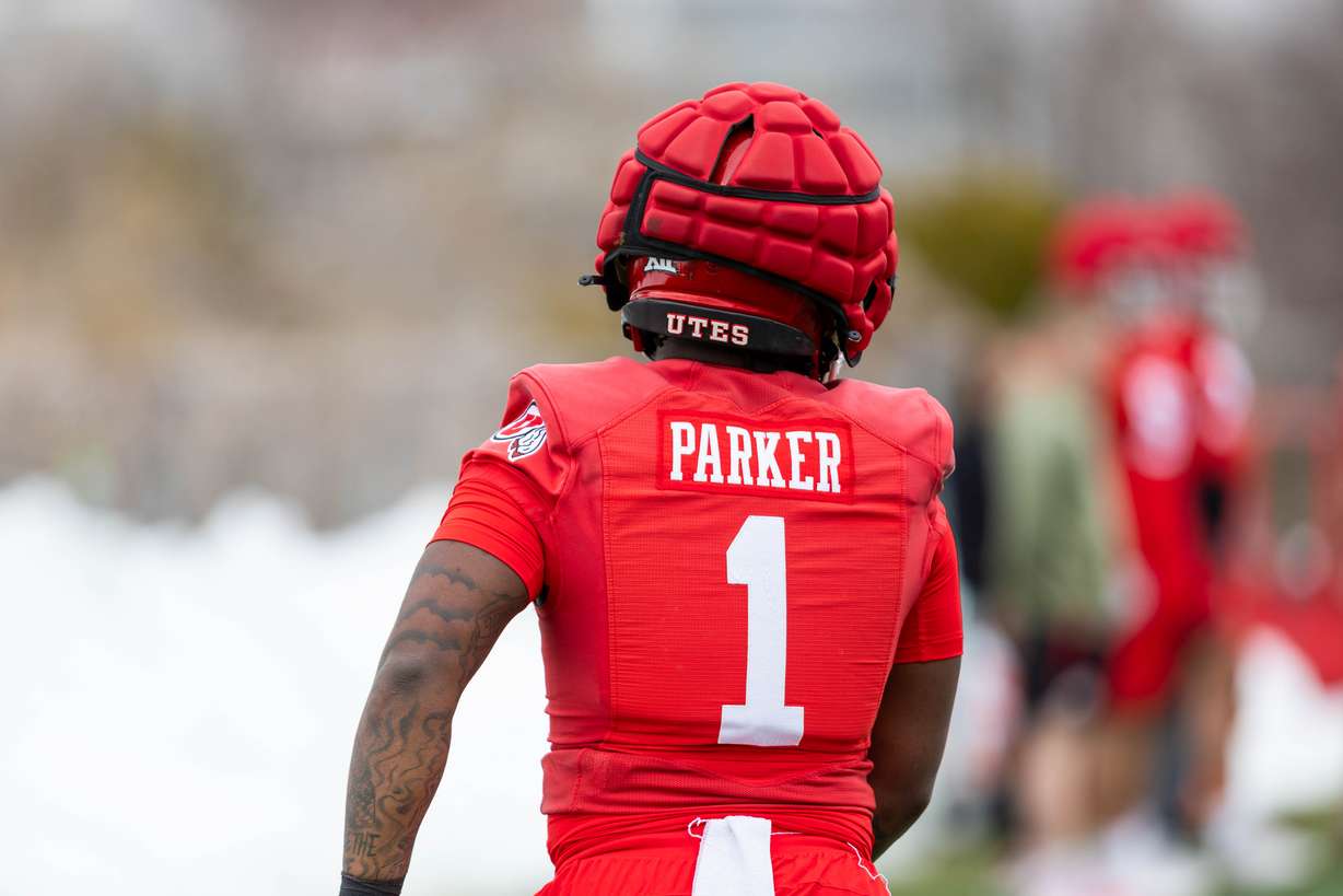 Utah Utes spring football practice at Spence and Cleone Eccles Football Center in Salt Lake City on Thursday, March 20, 2025.