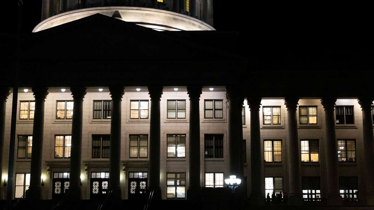 The Capitol on the last day of the 2025 legislative session in Salt Lake City on March 7. Recent laws making it more difficult to obtain government records earned the Utah Legislature a "dishonor" from one of the nation's largest journalism organizations.