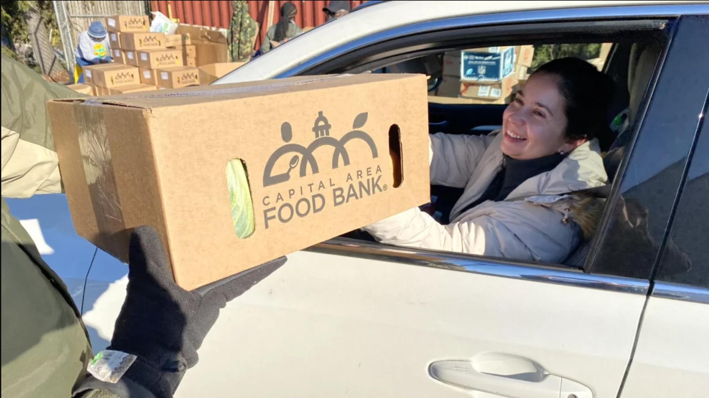 The Capital Area Food Bank had $1.3 million worth of government-supplied food deliveries canceled in March.