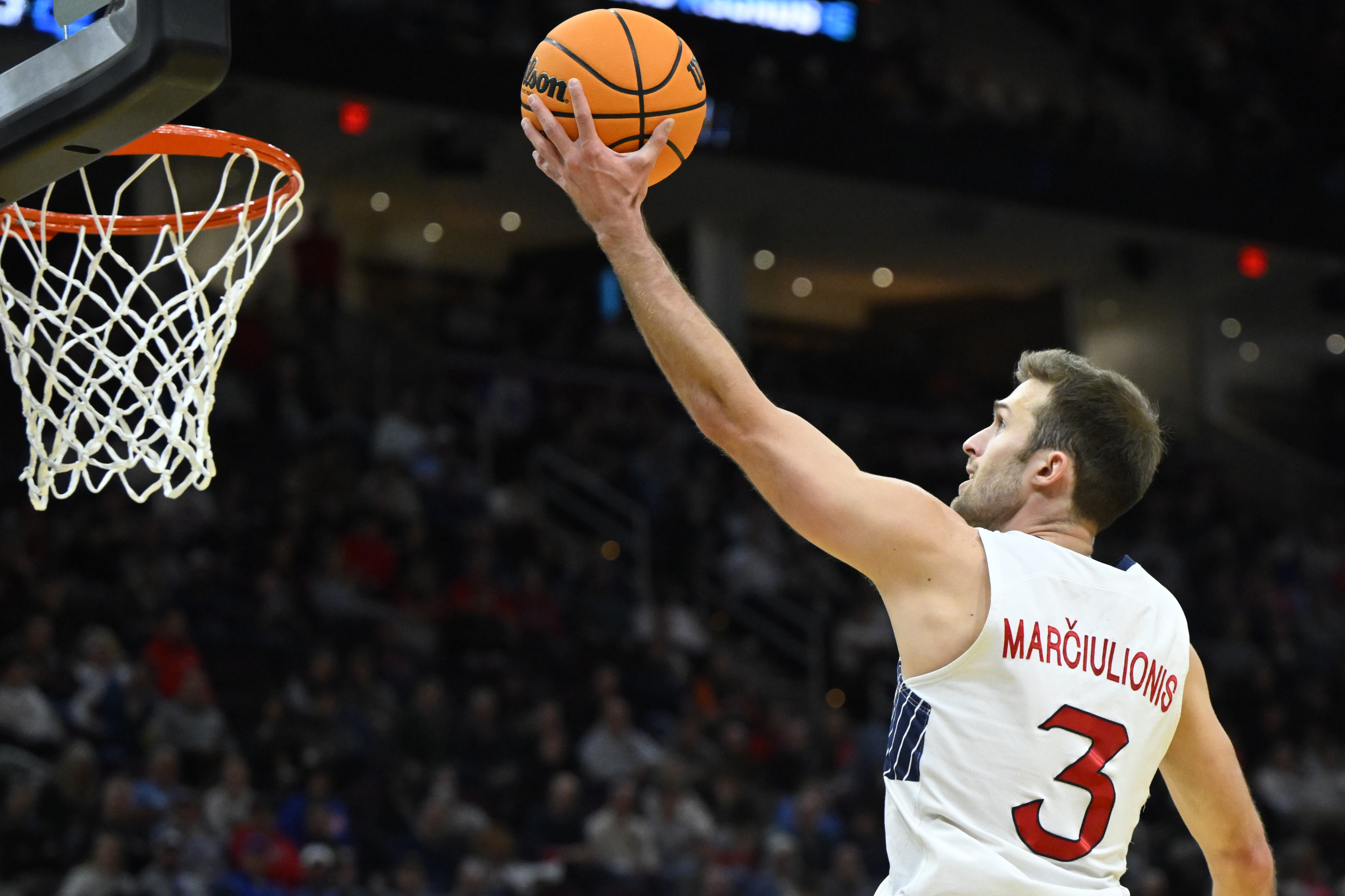 Augustas Marciulionis grew up a son of hoops royalty. The Saint Mary's star is carving his own path
