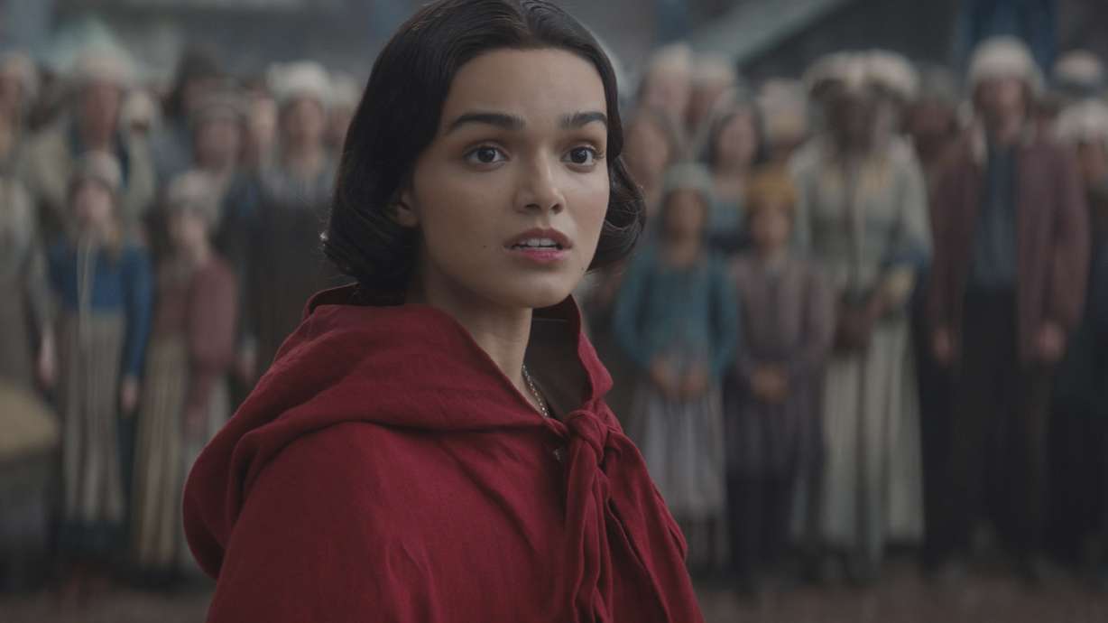 Rachel Zegler in a scene from "Snow White." The film opened in theaters with a sleepy $43 million in ticket sales.