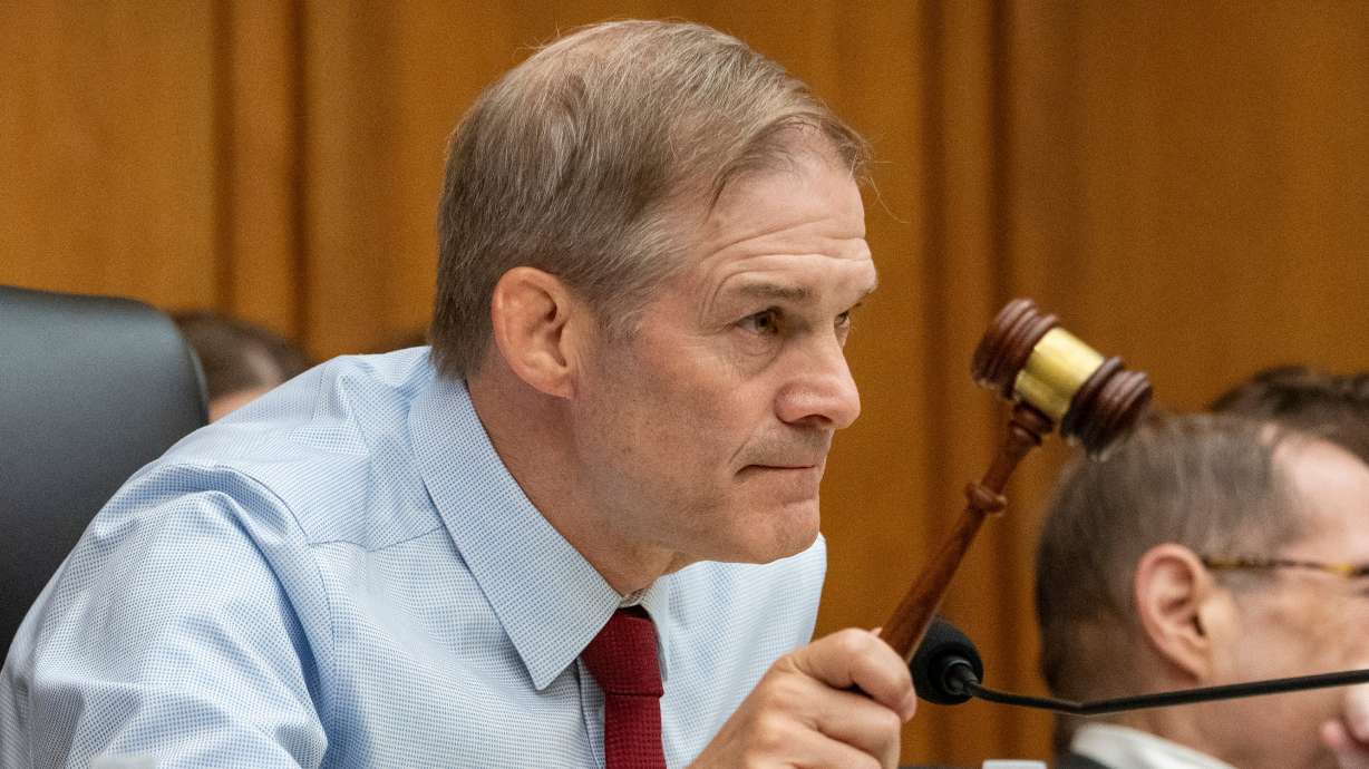 House Judiciary Committee Chair Rep. Jim Jordan, R-Ohio, leads a hearing, June 4, 2024, on Capitol Hill in Washington. The House Judiciary Committee will hold a hearing next week to examine the recent rulings of "activist judges."