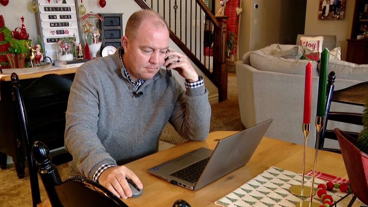 Justin Bryner says after hours of phone calls to Chase Bank, he was able to get statements for a mystery credit card and found it had been opened with a billing address in Illinois.