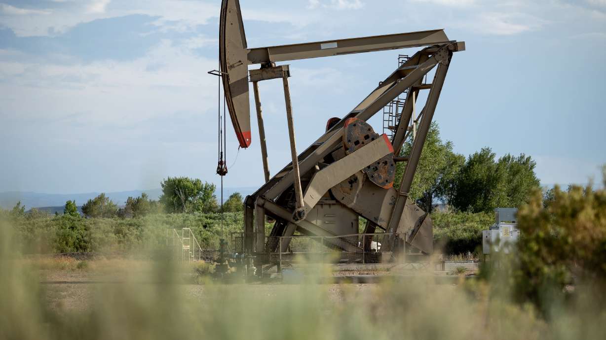 A pumpjack pulls oil from a well in Duchesne on July 27, 2022. Utah, in a joint effort with the state of Oklahoma, argued before the Supreme Court against the Environmental Protection Agency on Tuesday morning.