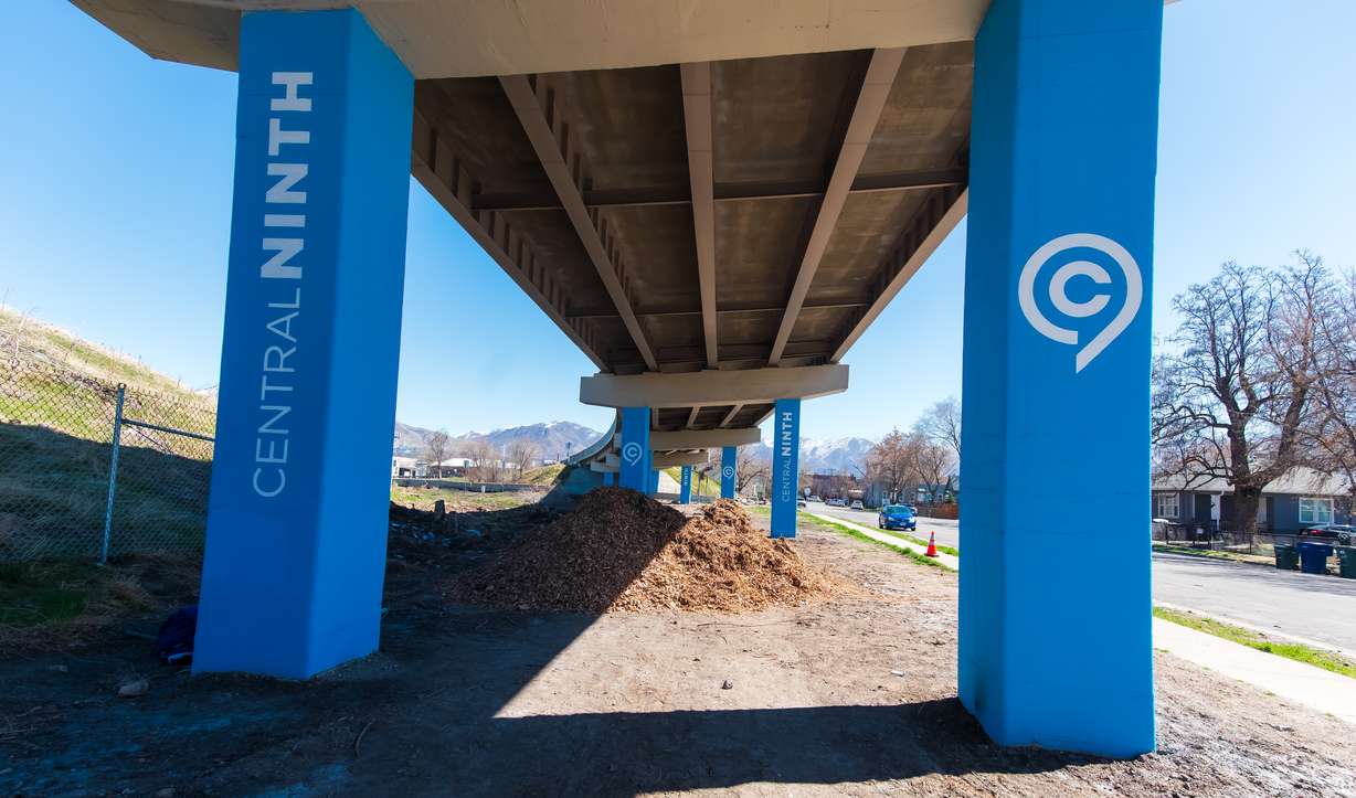 The Mead Avenue underpass is pictured on Tuesday. A pair of futsal courts are slated to be added in the area soon as it becomes a quasi-park called MeadUP.