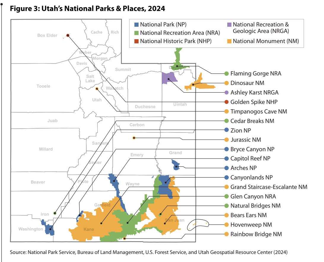 Here's how much the feds put into Utah's national parks