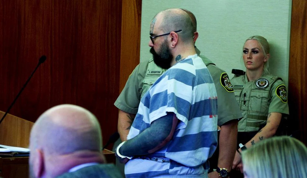 Thomas John Snyder of Reno, Nevada, appears for a sentencing hearing on two first-degree felony aggravated sexual abuse of a child charges in St. George, Tuesday.