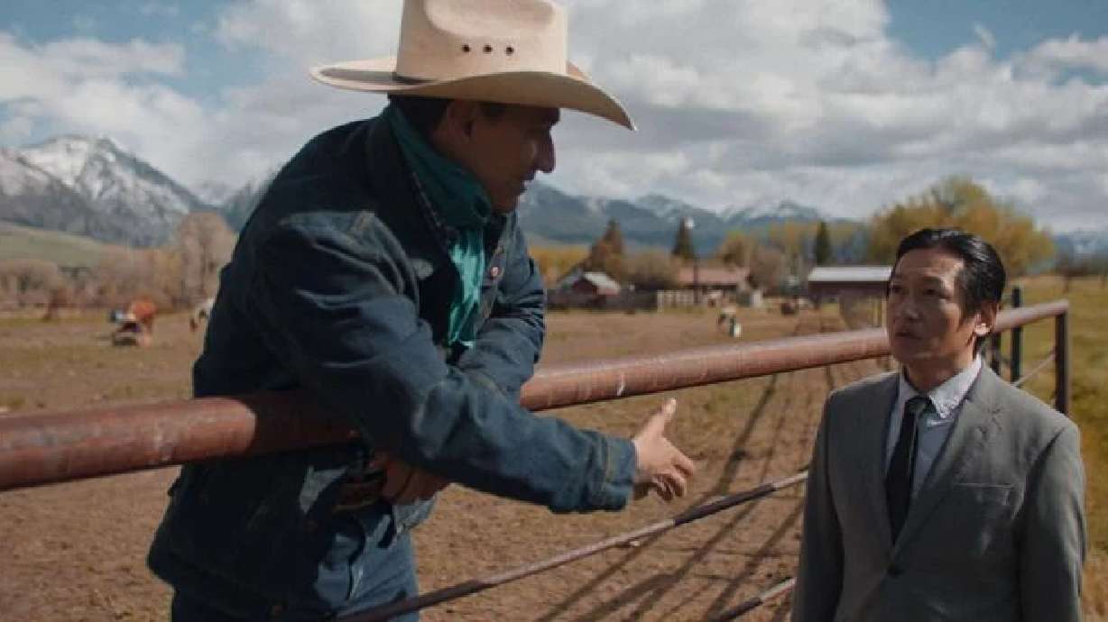 A Tokyo businessman travels to Montana to turn around a cattle ranching operation in a new film by a Utah director Marc Marriott, expected to be released Friday.