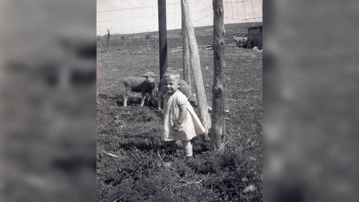 Marguerite Keller Casey is seen as a child in an undated photo. She weighed only 29 ounces at birth.