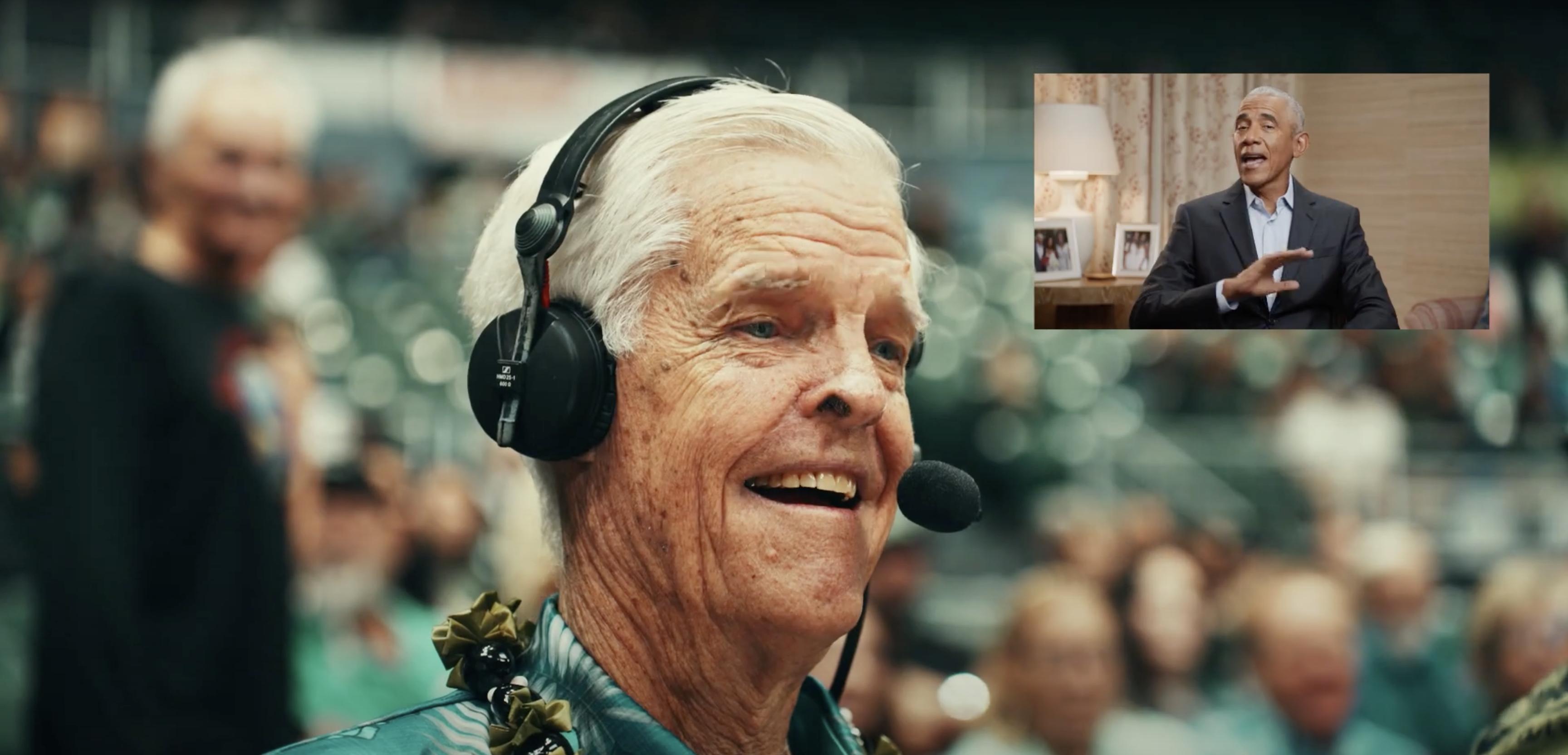 Former president and Punahou graduate Barack Obama gives a special shoutout to his former coach, Chris McLachlin, on being inducted into the University of Hawaii's Circle of Honor.