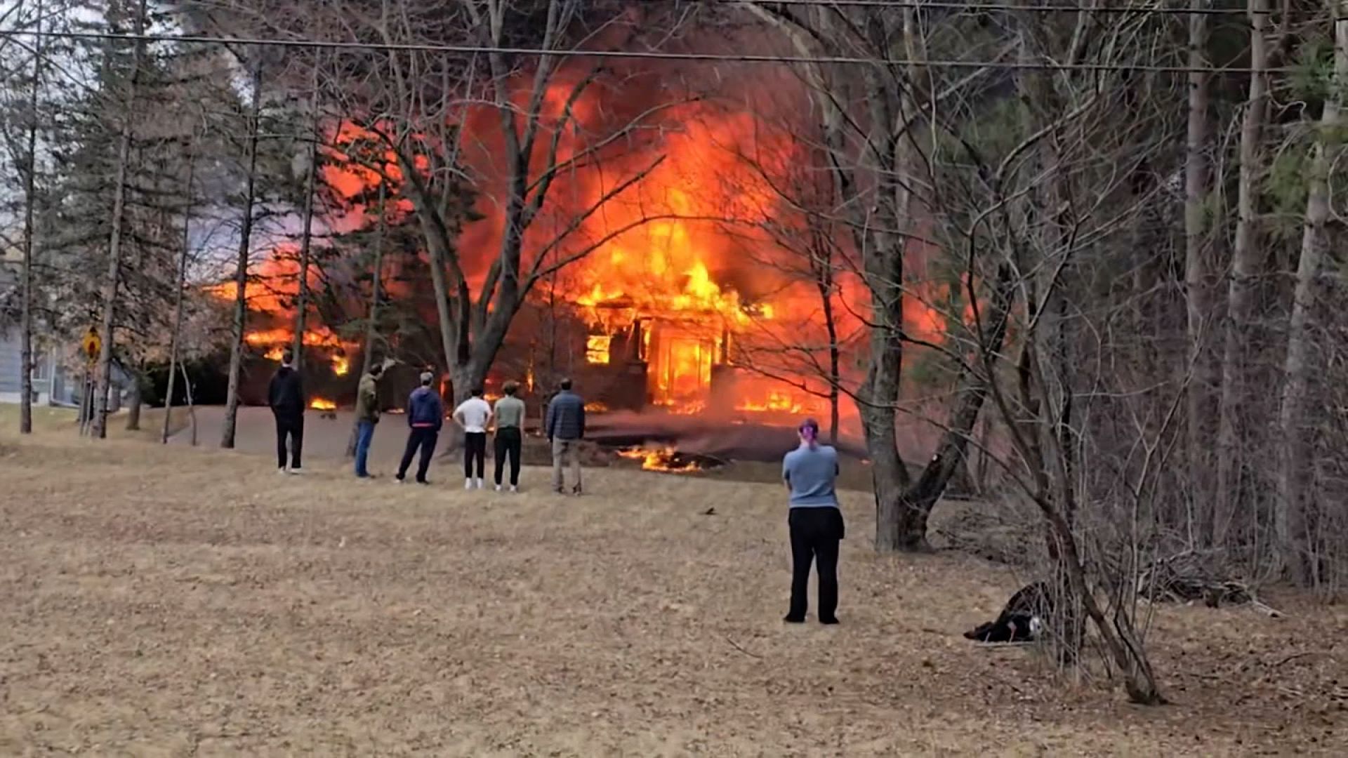 A small plane crashed into a residential area near Minneapolis on Saturday, according to the Federal Aviation Administration.