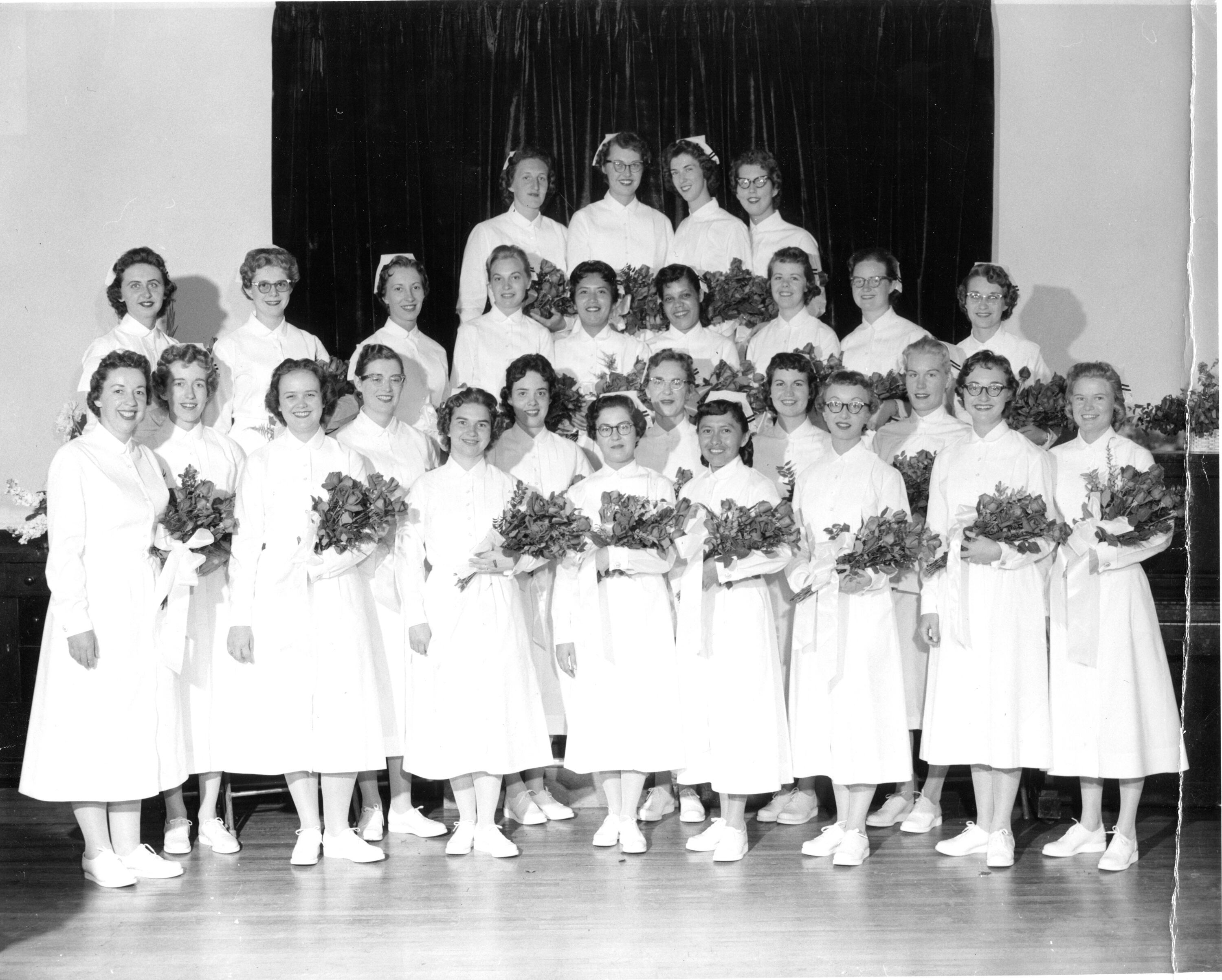 This undated photo shows Westminster's Nursing Class of 1957.