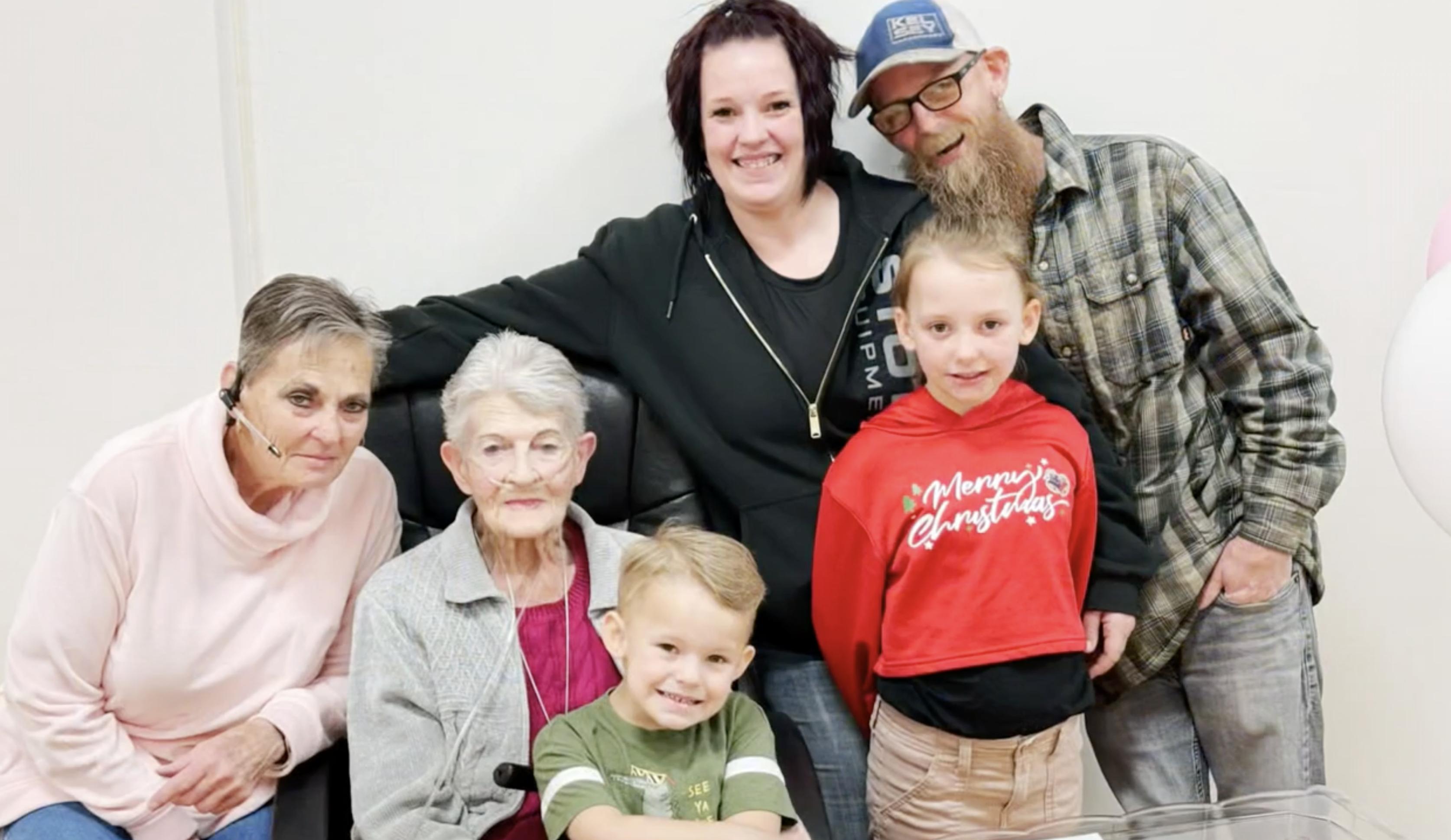 Longtime Escalante Valley Elementary School classroom aide Peggy Hilliard, second from the left, recently retired at 90 after working there for over 30 years.