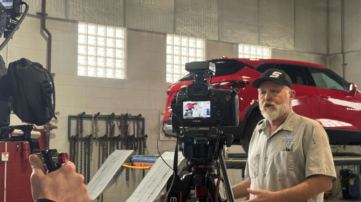 Technician at Young Collision is interviewed by Snap-on Equipment.