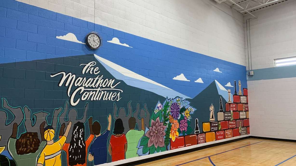 Utah Division of Juvenile Justice and Youth Services’ mural in Farmington.