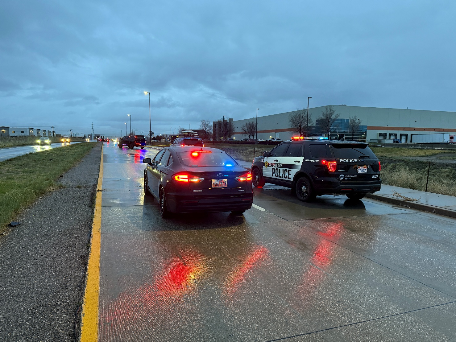 A woman in her 50s was critically injured early Tuesday in a crash near 4980 W. California Ave. in Salt Lake City.