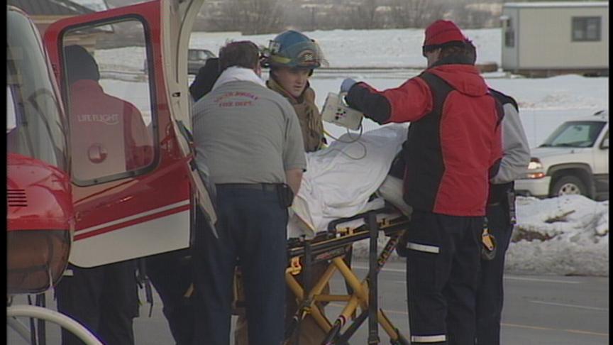 Two men trapped in construction trenches, one killed