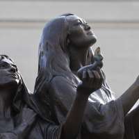 Church unveils new statue on Temple Square highlighting 'ministry of the women'