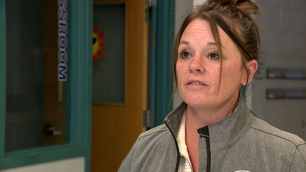 Candice Cooley, the mother of Dylan Rounds, 19, who was murdered in Box Elder County, attended training on technology that can help police find missing persons faster in Farmington on Wednesday.