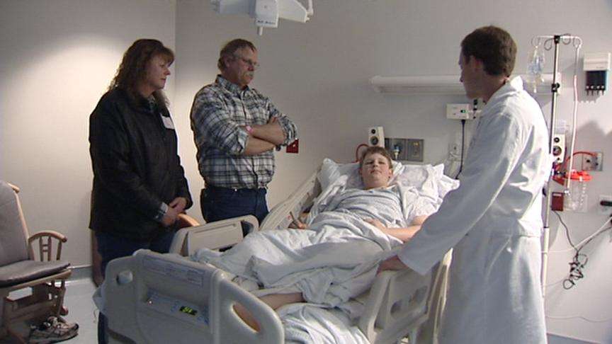 Young heart patient gets Christmas surprise