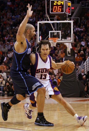 Nash and Marion lead Suns past Jazz 103-98