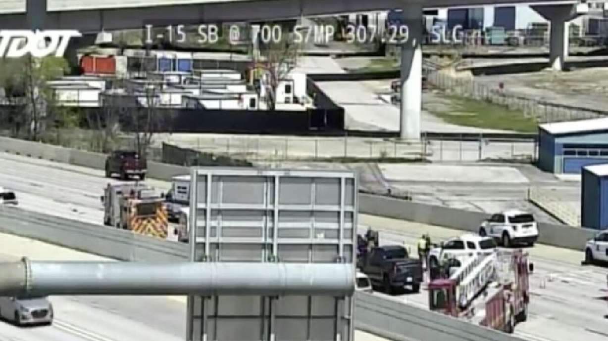 Officials identified the wrong-way driver who died after crashing into two vehicles on I-15 Sunday.