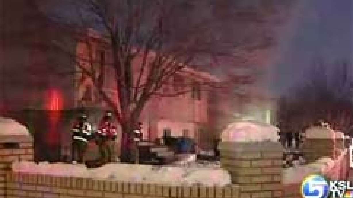 Kids playing with matches start house fire