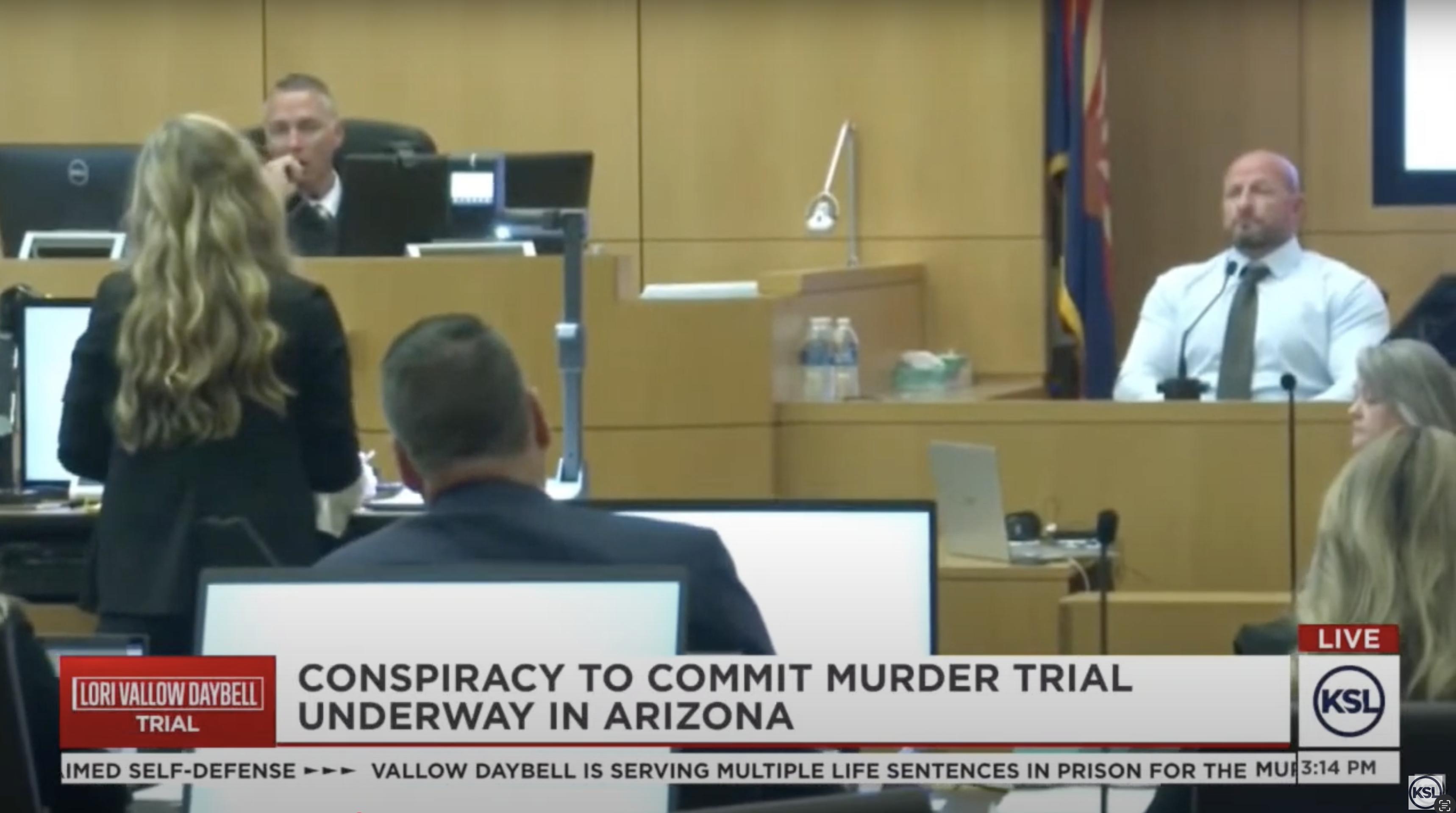 Jurors view baseball bat, pistol in 2nd day of Lori Daybell's Arizona trial