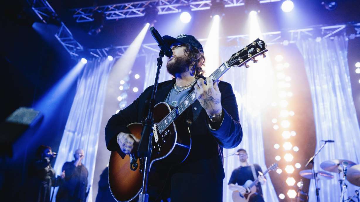 James Arthur performs in London. The singer-songwriter is one of more than two dozen artists performing at this year's Red Butte Garden's 2025 Outdoor Concert Series.