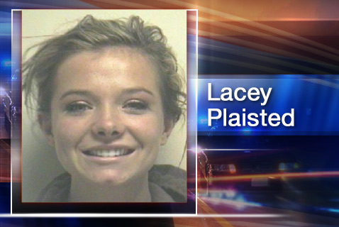 Lacey Plaisted arrested for driving under influence of drugs