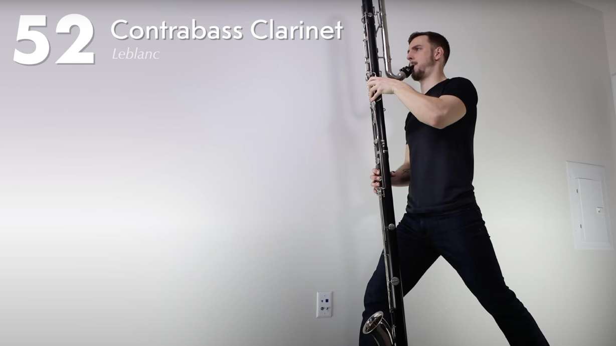 How many instruments can you play? A YouTuber plays 111 instruments in 111 seconds.