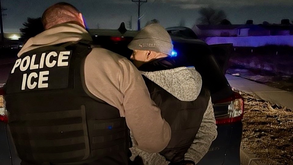 A Feb. 21 post on X by the Salt Lake City office of U.S. Immigration and Customs Enforcement shows an undated immigration enforcement action. The debate over immigration was intense in 2025, and more of the same is likely in 2026.