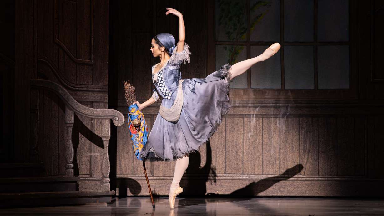 Lexi McCloud performs "Cinderella" as a first-year corps artist at Ballet West in Salt Lake City.