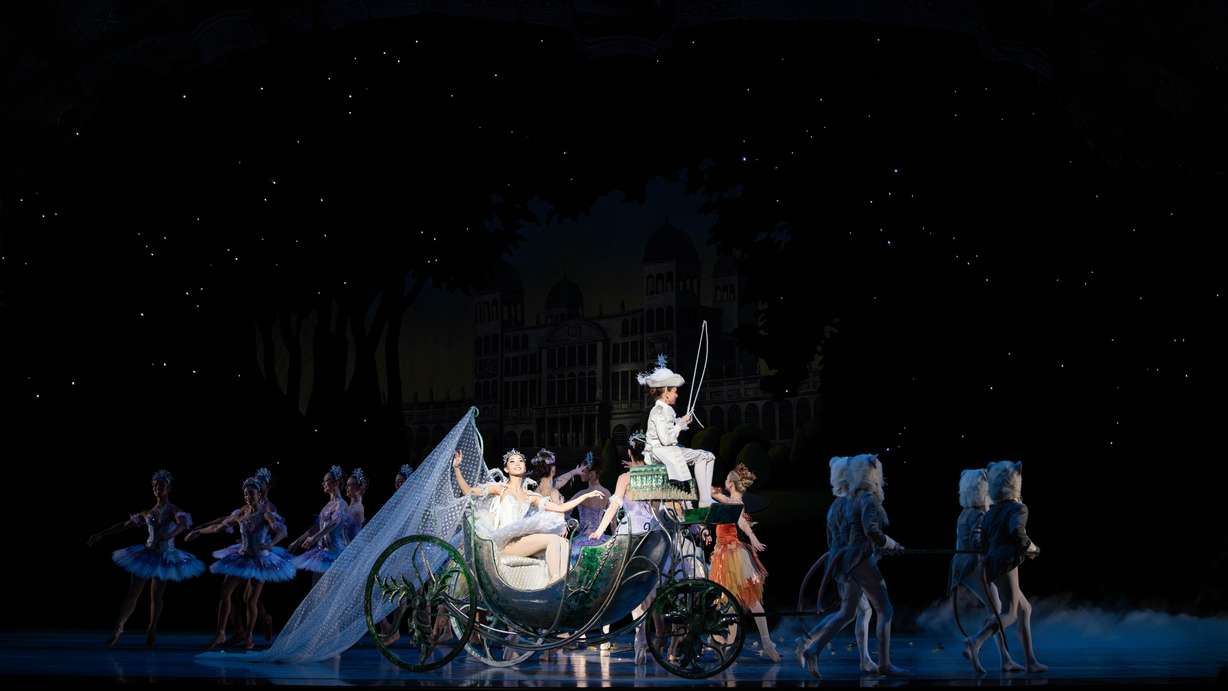 Lexi McCloud performs "Cinderella" as a first-year corps artist at Ballet West in Salt Lake City.