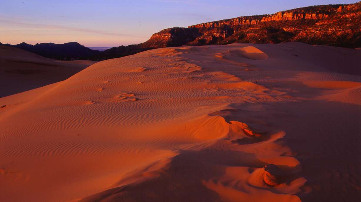 Rescue crews on Monday found the body of a man who had been camping in southern Utah at Coral Pink Sand Dunes State Park and was missing for days.