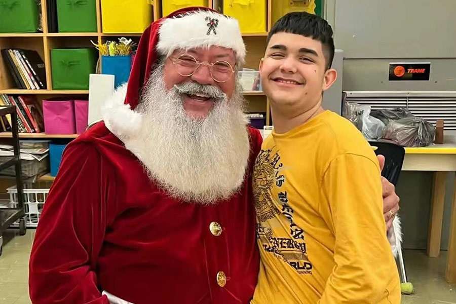 Victor Perez, right, who had cerebral palsy and a mental disability, was killed by police on April 5, seen in an undated photo. The state attorney general is reviewing the investigation into the fatal shooting.